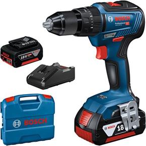 Bosch GSB 18V-55 18V Brushless Combi Drill (2x 5Ah)