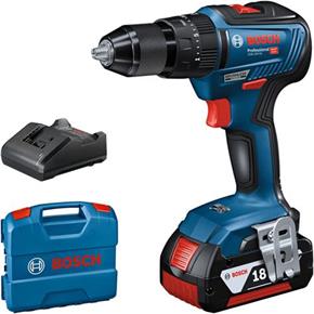 Bosch GSB 18V-55 18V Brushless Combi Drill (1x 4Ah)