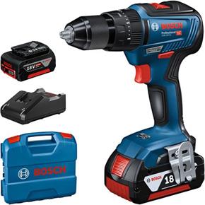 Bosch GSB 18V-55 18V Brushless Combi Drill (2x 3Ah)