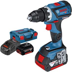 Bosch GSR18V-60C 18V Brushless Drill Driver (2x 5Ah, L-Boxx)