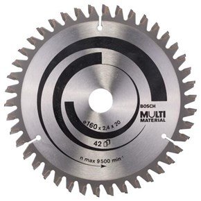 Bosch Multi Material TCT Saw Blade 160x42x16/20mm Bore