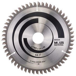 Bosch Multi Material TCT Saw Blade 190x54x30mm Bore