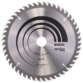 Bosch Optiline Wood TCT Saw Blade 235x48x30mm Bore