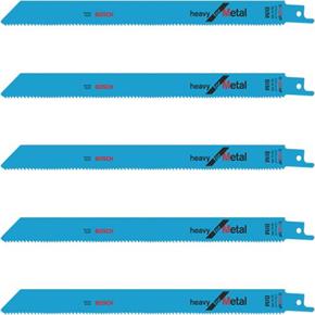Bosch S1125VF 225mm Heavy for Metal Sabre Saw Blades (5pk)