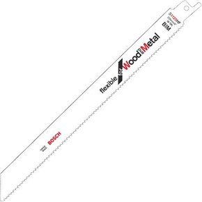 Bosch S1122HF Sabre Saw Blade Wood+Metal (5pk)