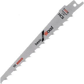 Bosch S617K Sabre Saw Blade Wood (5pk)