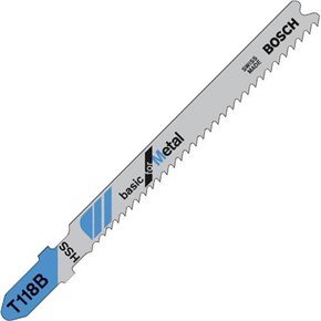 Bosch T118B Jigsaw Blade for Metal (5pk)