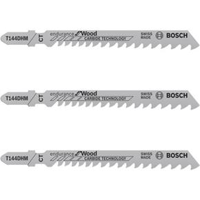 Bosch T144DHM 'Endurance for Wood' Jigsaw Blades (3pk)