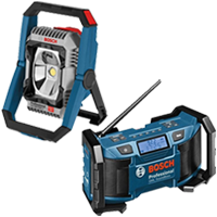 Bosch Work Lights & Radios