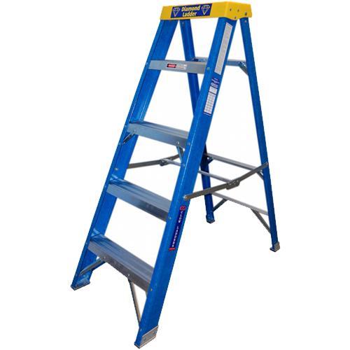 Clow Fibreglass Ladders 5-tread 1.3m