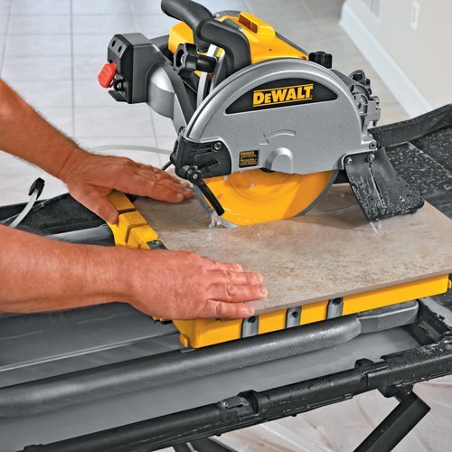 DeWalt D24000 Sliding Table Wet Tile Saw 250mm