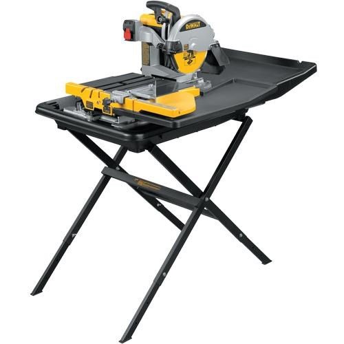 DeWalt D24000 Sliding Table Wet Tile Saw 250mm