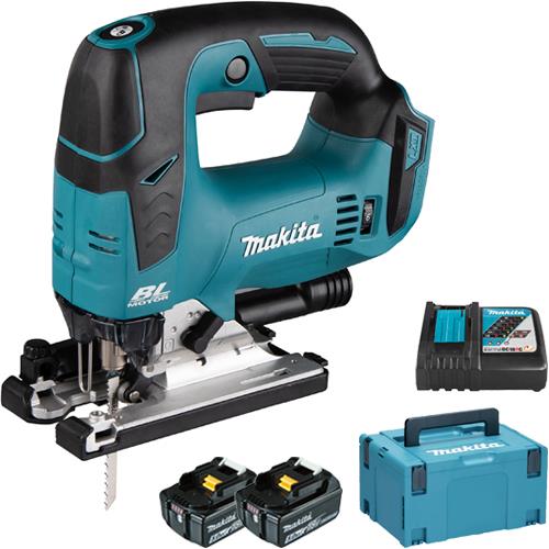 Makita DJV182 18V 135mm Top-handle Jigsaw (2x 5Ah)