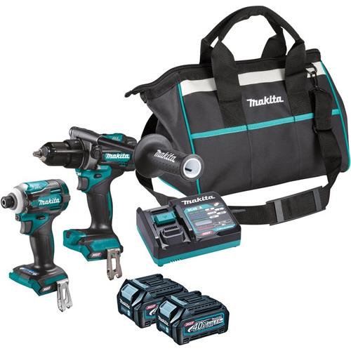 Makita DK0114G204 XGT 40V Combi Drill & Impact Driver Set (2x 2.5Ah)