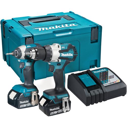 Makita DLX2507TJ 18V Heavy-duty Twin Pack (2x 5Ah)