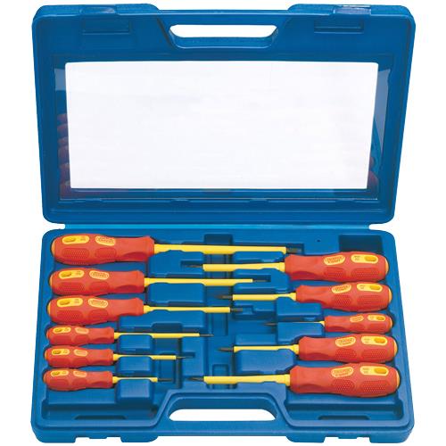 Draper Expert 11pc Fully Insulated Screwdriver Set in Case (69234)