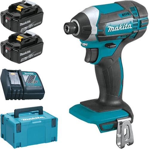 Makita LXT 18V 165Nm Impact Driver (2x 5Ah Batteries)