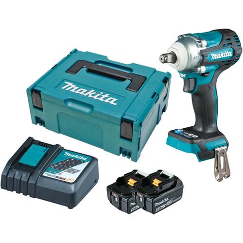 Makita DTW300 18V 330Nm High-torque Impact Wrench (2x 5Ah)