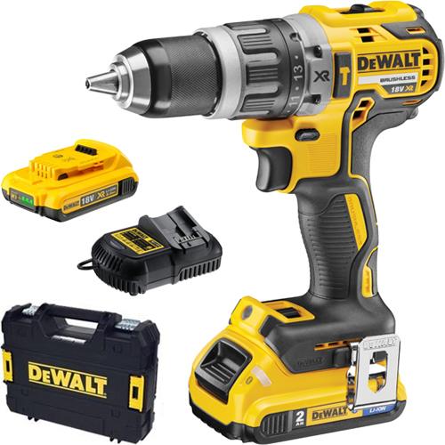 DeWalt DCD796D2 18V Brushless Combi Drill (2x 2Ah)