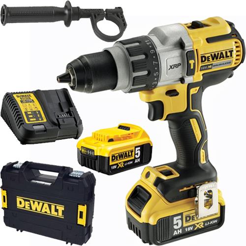 DeWalt DCD996P2 18V Premium Brushless Combi Drill (2x 5Ah)