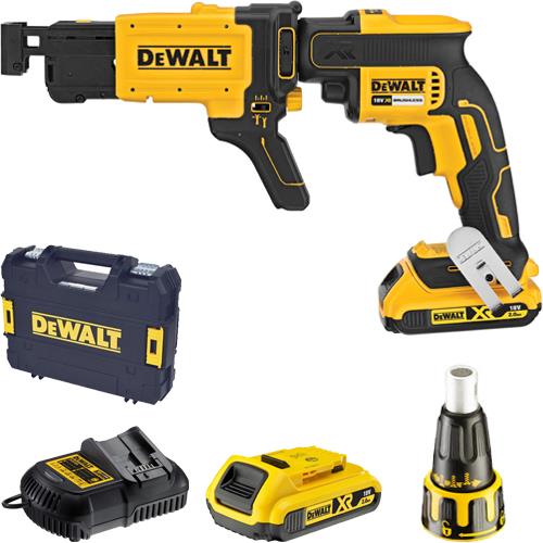 DeWalt DCF620D2K 18V Brushless Collated Drywall Screwdriver (2x 2Ah)