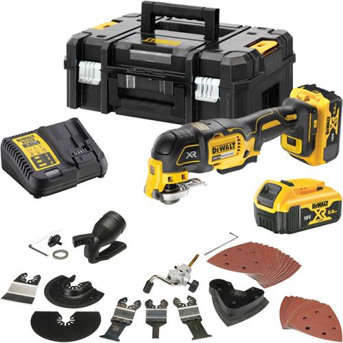 DeWalt DCS356 18V Brushless Multi-tool Kit (2x 5Ah)