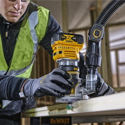 DeWalt DCW604 18V 6-8mm Brushless Router (Body, TSTAK)