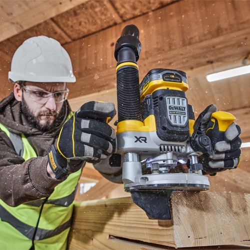 DeWalt DCW620 18V 1/2" 70mm Plunge Router (2x 5Ah Powerstack)