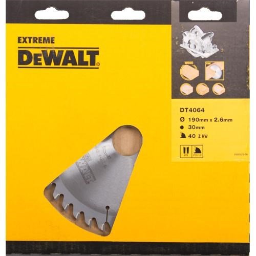 DeWalt DT4064 190mm TCT Saw Blade