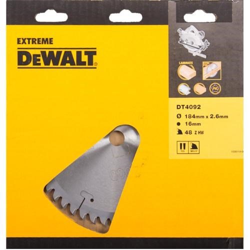 DeWalt DT4092 184mm TCT Saw Blade