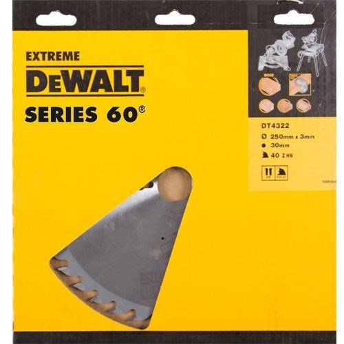 DeWalt DT4322 250mm TCT Saw Blade