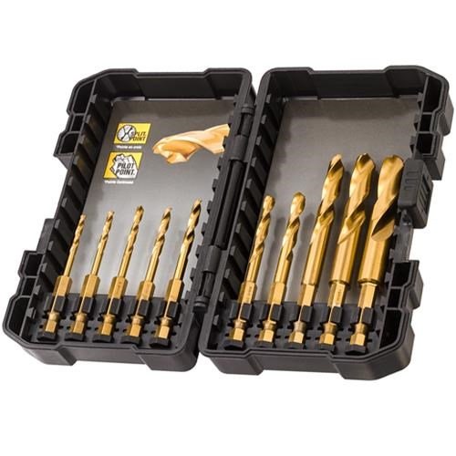 DeWalt 10pc Titanium Impact Bit Set