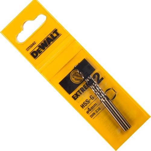 DeWalt 4x75mm Metal Drill Bits (Pkt2)