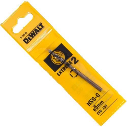 DeWalt 5.0x46mm Metal Drill Bit