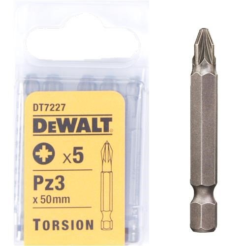 DeWalt 50mm Pz3 Torsion Bit x5