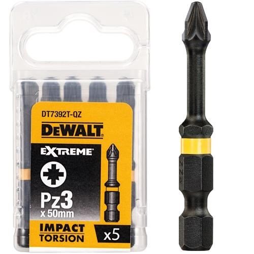 DeWalt Pz3 50mm Impact Screwdriver Bit x5