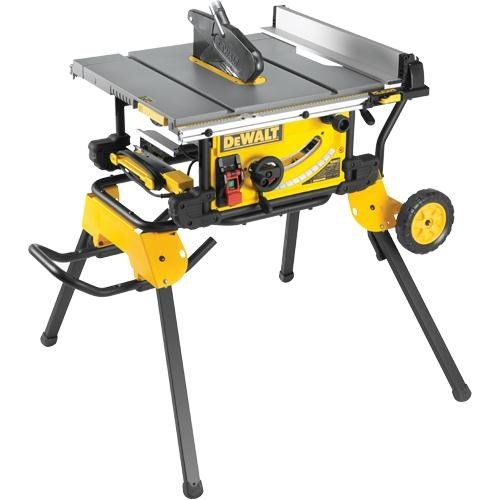 DeWalt DWE7491 250mm Table Saw with Rolling Stand (110v)