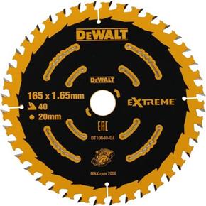 DeWalt 165x20mm 40T Extreme Circular Saw Blade