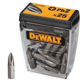 DeWalt 25mm Ph2 Screwdriver Bits (25pk)