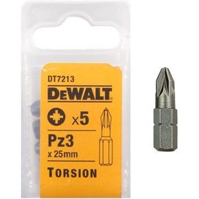 DeWalt 25mm Pz3 Torsion Bit x5