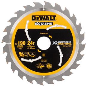 DeWalt DT99562 FLEXVOLT TCT Blade 190mm x 30mm 24T