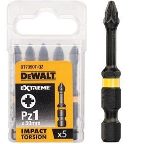 DeWalt Pz1 50mm Impact Screwdriver Bit x5