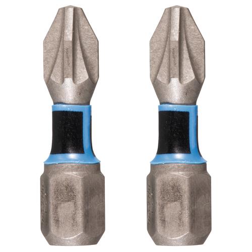 Makita 25mm PZ2 Impact Driver Bits (2pk)