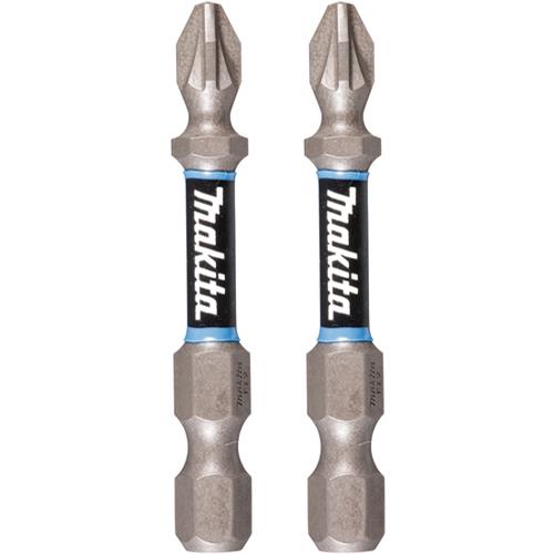 Makita 50mm PZ2 Impact Driver Bits (2pk)