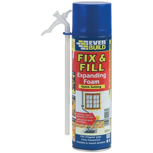 Everbuild Fix & Fill Expanding Foam (500ml)