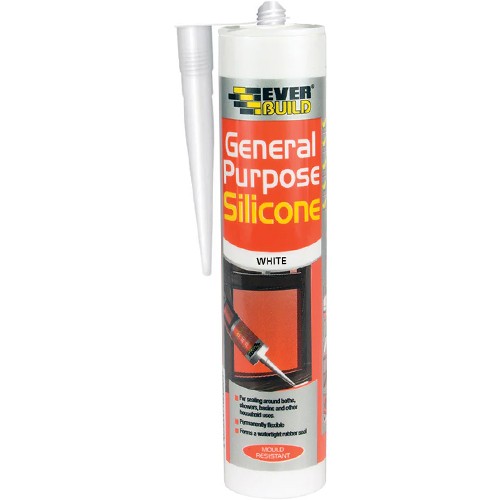 Everbuild General-purpose Silicone White 280ml