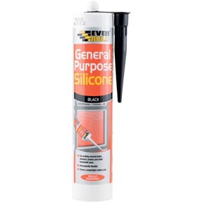 Everbuild General-purpose Silicone Black 280ml