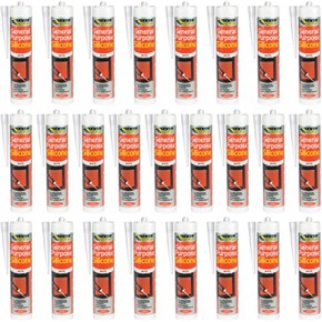 *25 PACK DEAL* Everbuild General-purpose Silicone White 280ml