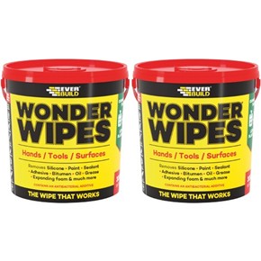*2 PACK DEAL* Everbuild Multi-use Wonder Wipes (Bucket of 500)