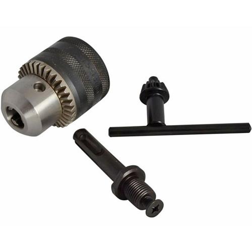 Faithfull 13mm Keyed Metal Chuck with Key & SDS-Plus Adaptor